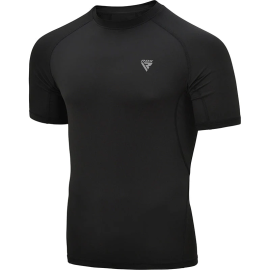 Рашгард  RDX T15 Short Sleeve  Rash Guard Black