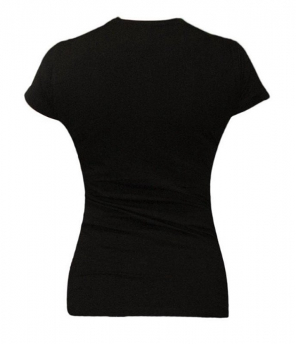 Женская футболка Bad Girl V-Neck Tee Black Silver ціна