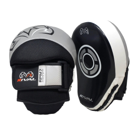 Rival Fitness Punch Mitts Silver-Black