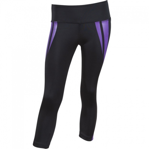 Жіночі спортивні легінси Venum Body Fit Leggings Black Purple ціна