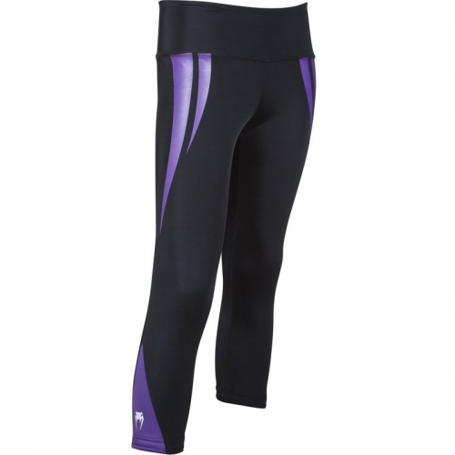 Жіночі спортивні легінси Venum Body Fit Leggings Black Purple купити