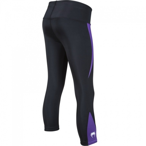 Жіночі спортивні легінси Venum Body Fit Leggings Black Purple оригінал