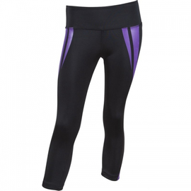 Женские спортивные леггинсы Venum Body Fit Leggings Black Purple, Фото № 3