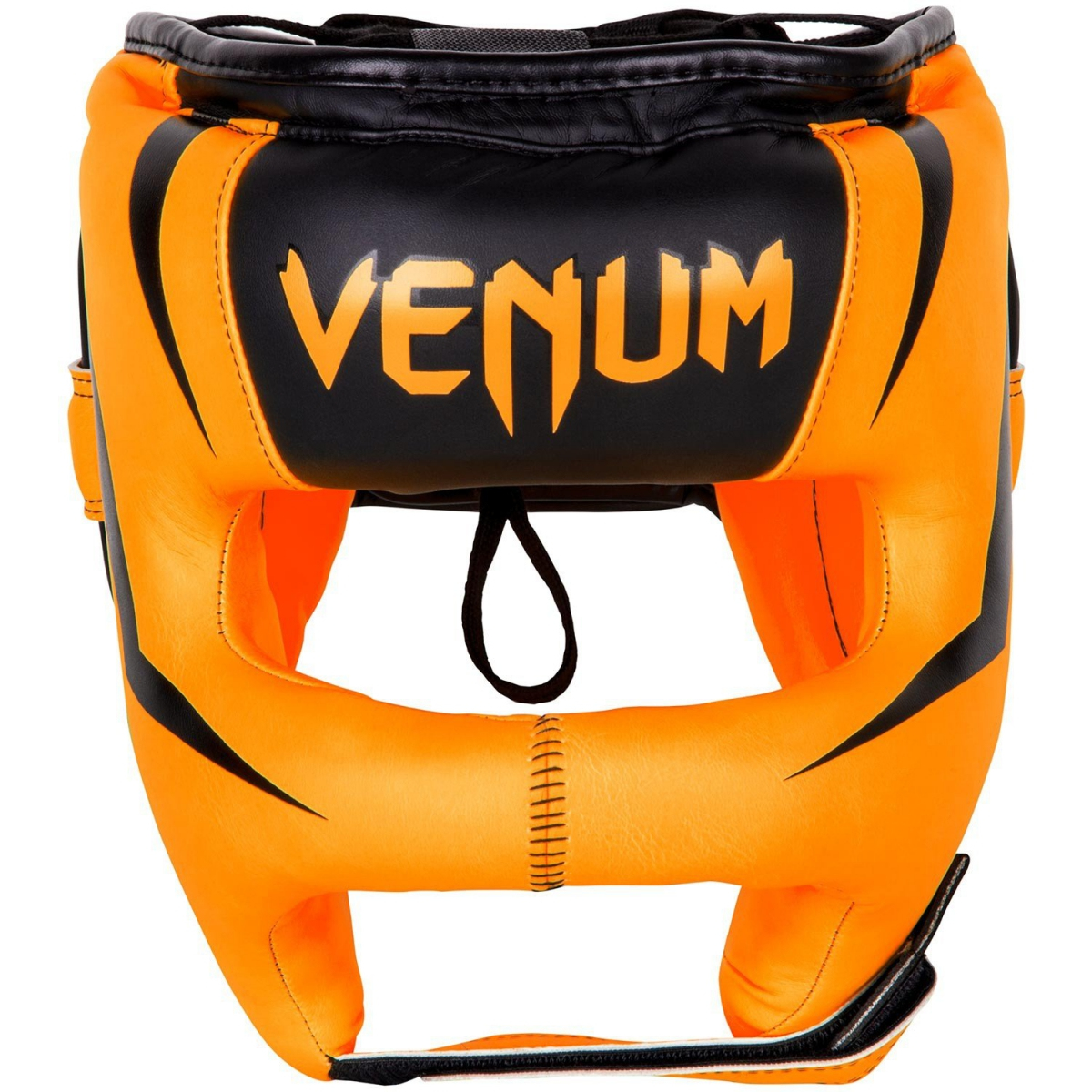 Боксерский шлем Venum Elite Iron Headgear Fluo Orange