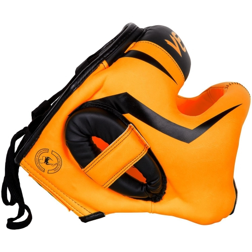 Боксерский шлем Venum Elite Iron Headgear Fluo Orange цена