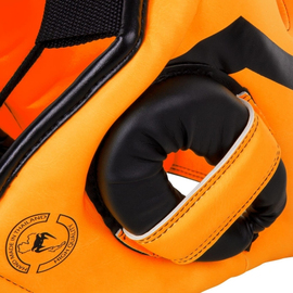 Боксерский шлем Venum Elite Iron Headgear Fluo Orange, Фото № 5
