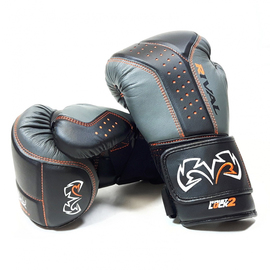 Боксерские перчатки Rival RB10 Intelli-shock Bag Gloves Black Grey