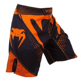Шорты для MMA Venum Hurricane Fight Shorts Black Neo Orange
