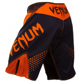 Шорты для MMA Venum Hurricane Fight Shorts Black Neo Orange, Фото № 5
