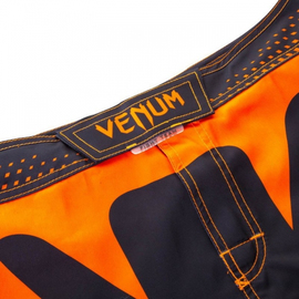 Шорти для MMA Venum Hurricane Fight Shorts Black Neo Orange, Фото № 8