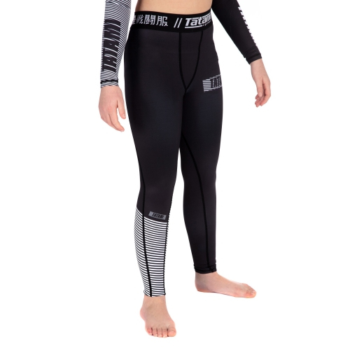 Детские компрессионные штаны Tatami Kids Essential 3.0 Spats Black White купити