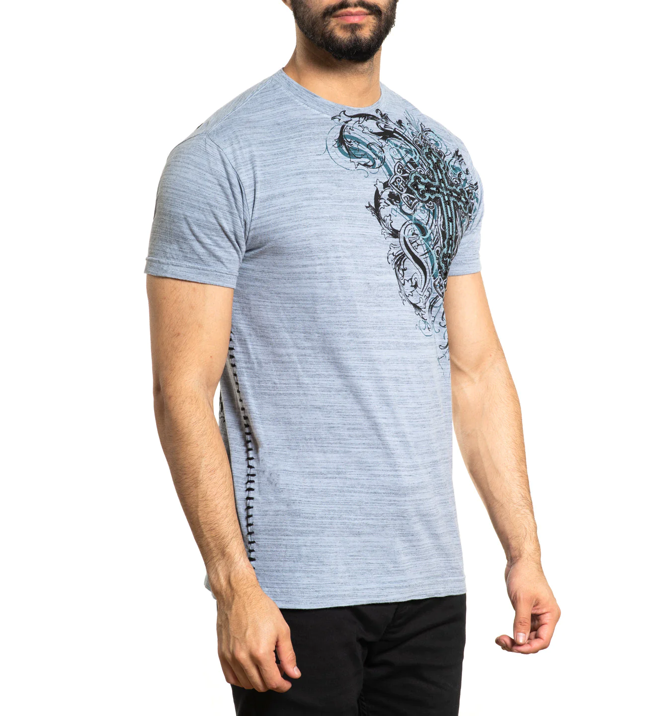 Футболка Affliction Reverie A24000 Ashley Blue ціна