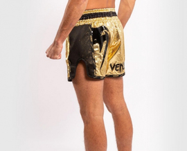 Шорты для тайского бокса Venum Giant Foil Gold Black, Фото № 3